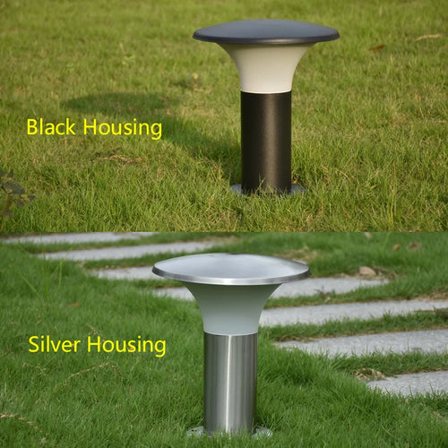lampe de jardin à led en acier inoxydable design extérieur étanche - vue 3 sur 10