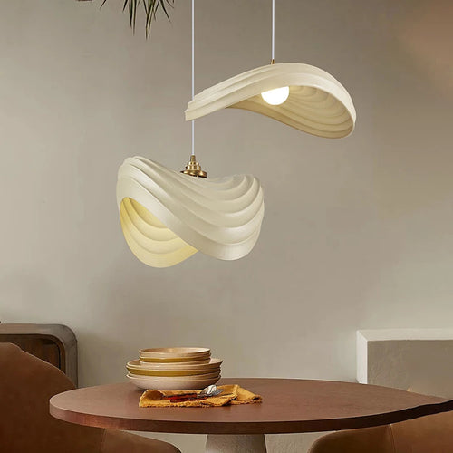 lustre style wabi sabi nordique led pour décoration maison - vue 3 sur 22