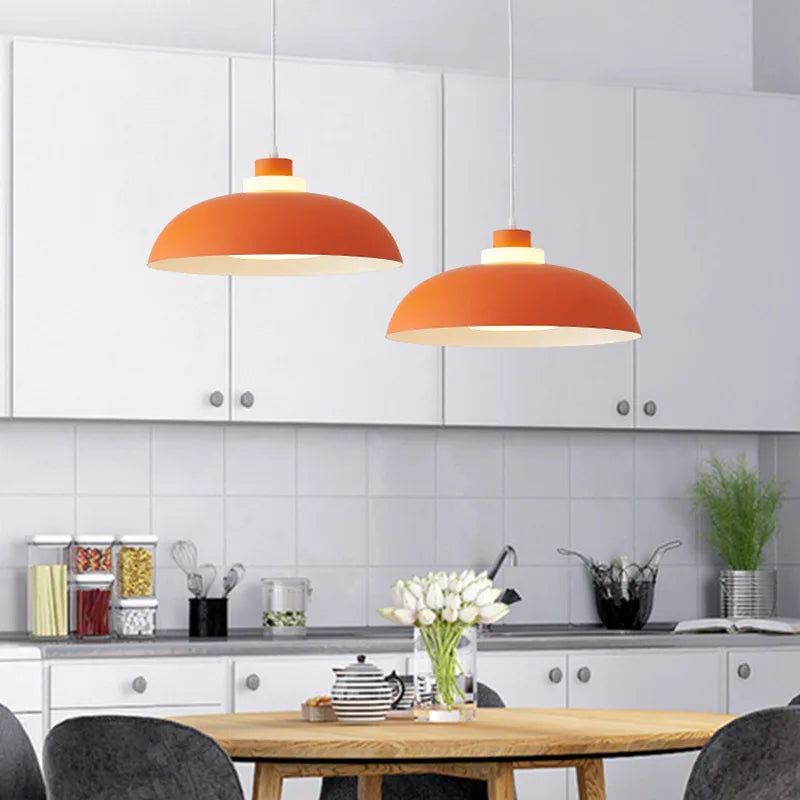 suspension moderne nordique LED créative design macaron pour intérieur - vue 3 sur 12
