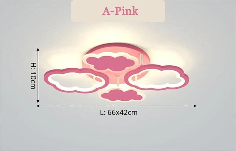 plafonnier nuage pour chambre enfant décoration moderne minimaliste