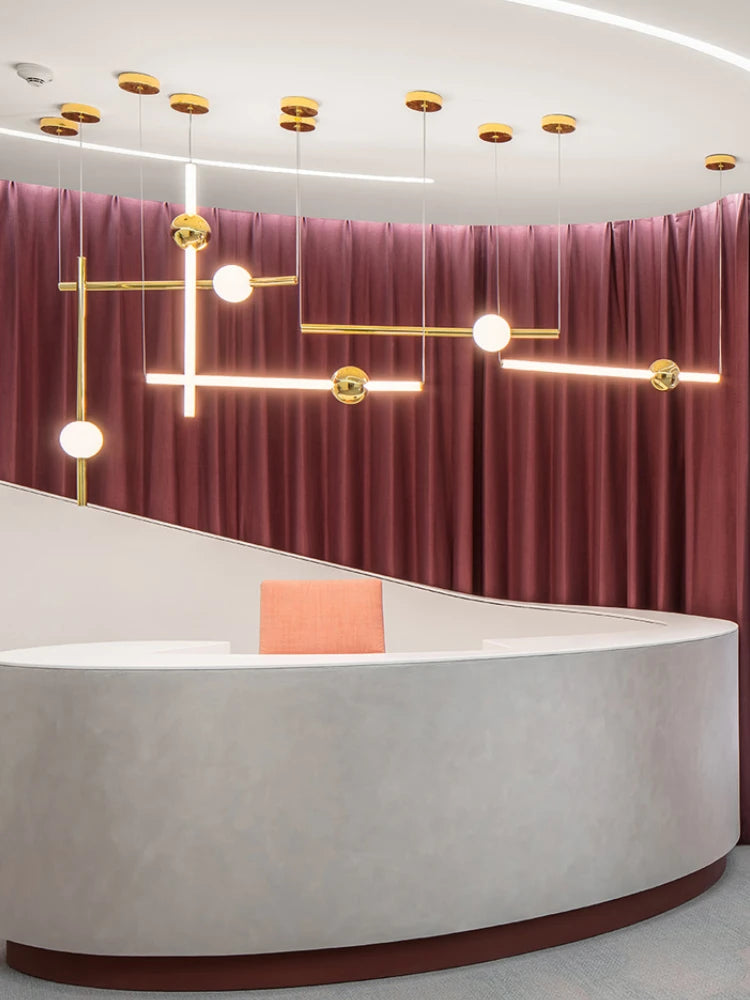 suspension led design pour décoration intérieure moderne
