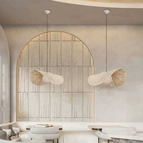 suspension en rotin pour décoration intérieure élégante