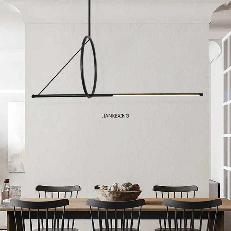 suspension led design scandinave luminaires maison déco - vue 3 sur 7