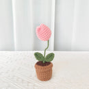 plante en pot tricotée à la main pour cadeau décoratif de saint valentin