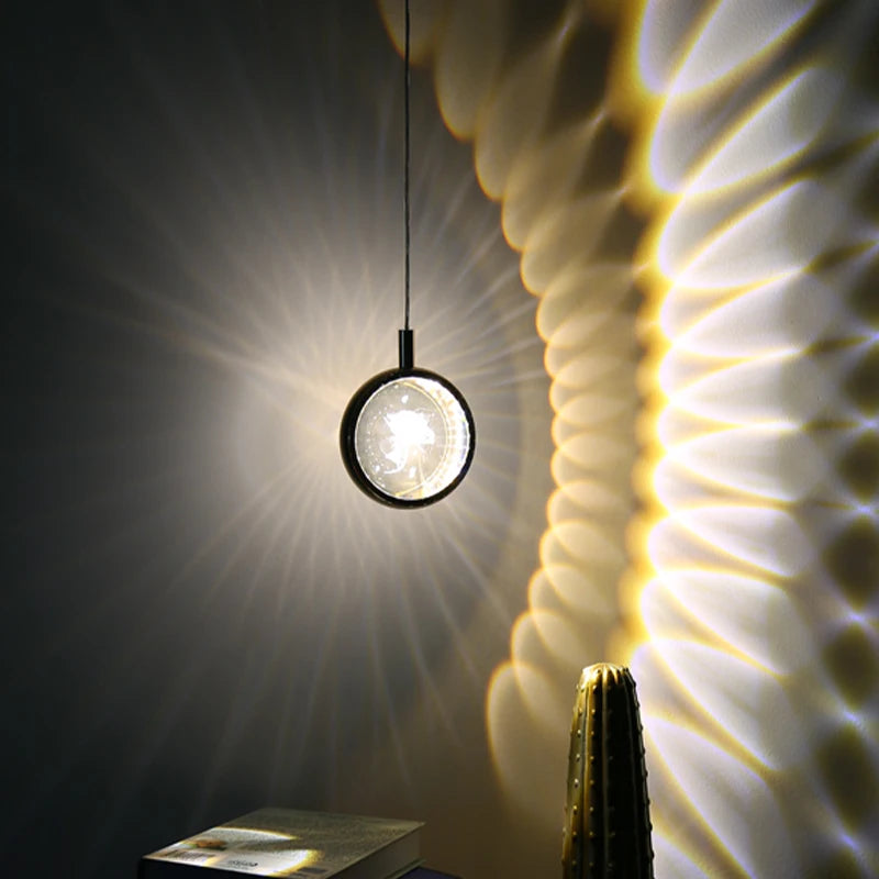 suspension en cristal de luxe pour décoration moderne intérieure - vue 4 sur 10