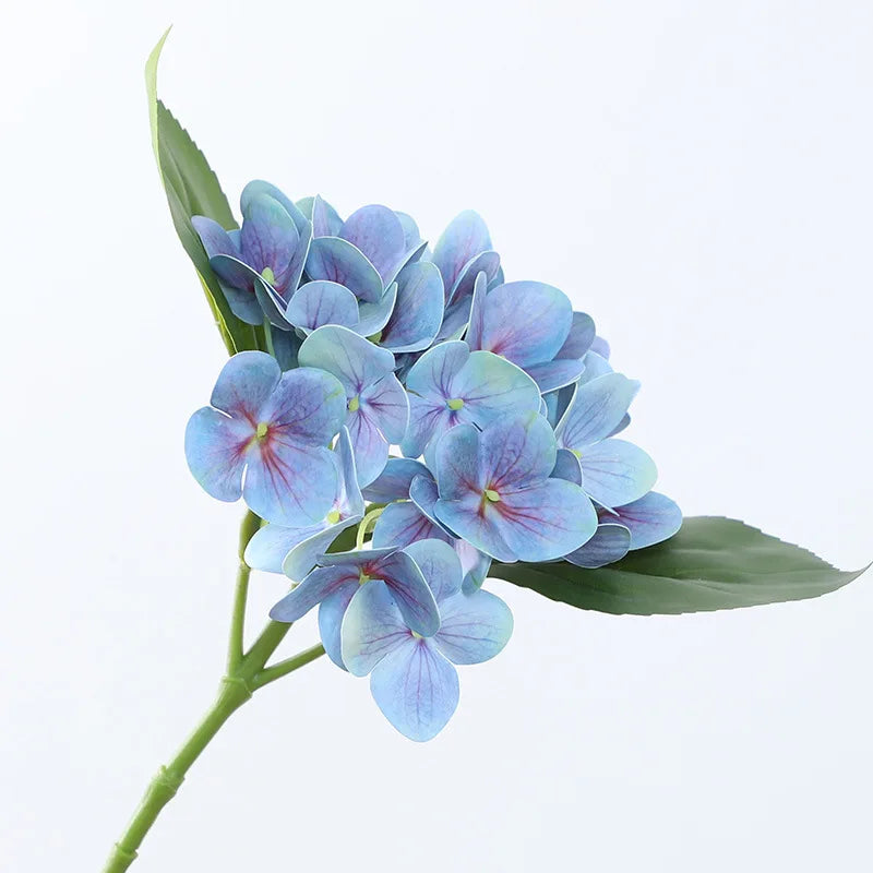 branche d'hortensia artificielle bouquet de fleurs décoratif - vue 3 sur 14