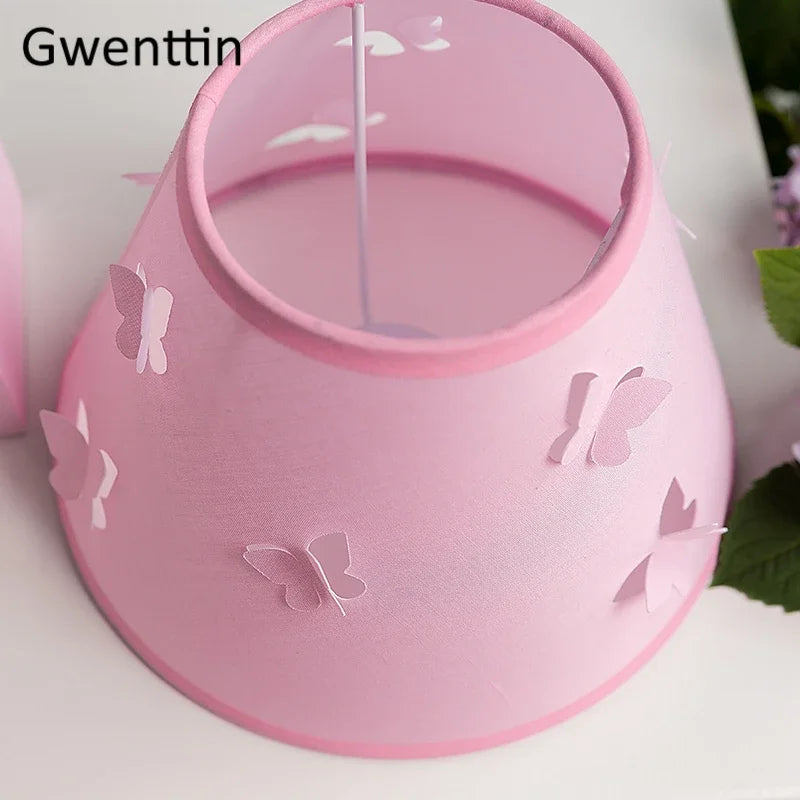 lampe à poser papillon lapin décoration moderne pour chambre - vue 7 sur 8