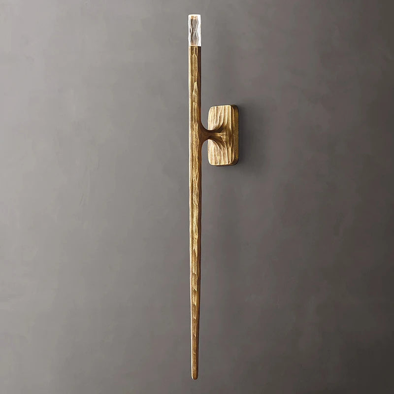 RH laiton créatif applique salon fond mur escalier entrée étude médiévale Thaddeus chambre lampe de chevet