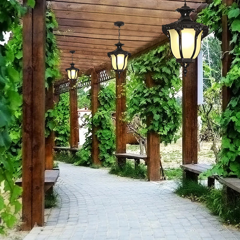 lampe extérieure suspendue pour jardin et balcon étanche