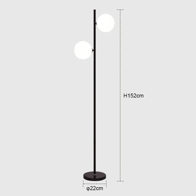 lampadaire moderne minimaliste scandinave design créatif décoratif