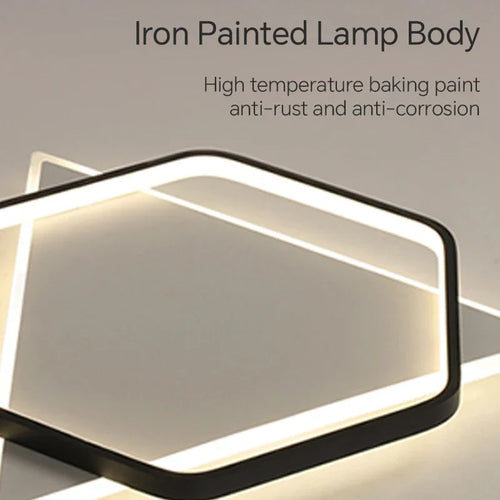 plafonnier led moderne pour décoration d'intérieur élégante - vue 6 sur 14