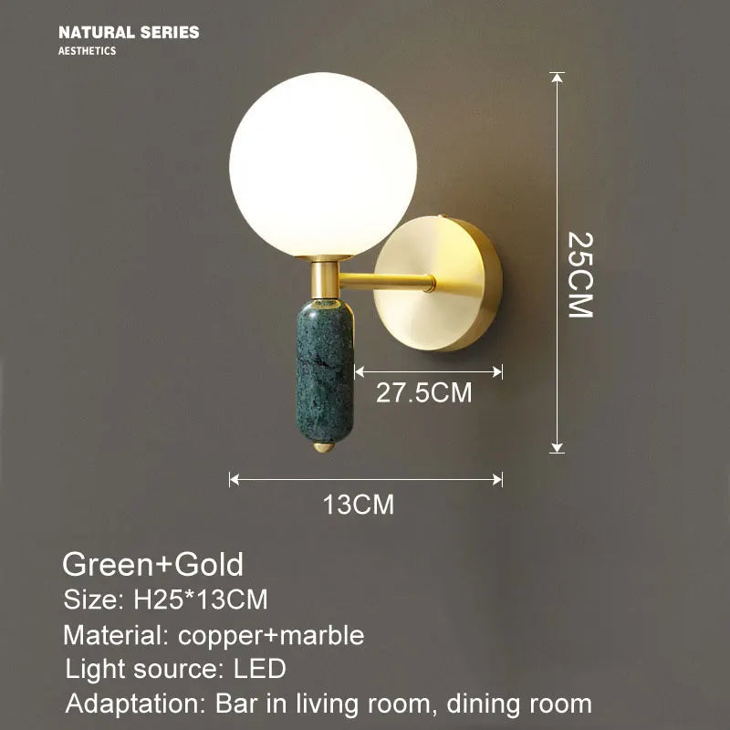 applique murale led design nordique moderne pour hôtel et maison - vue 8 sur 8