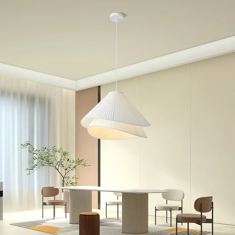 lustre minimaliste led suspendu décor nordique moderne