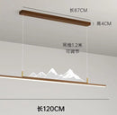 lustre de style chinois pour restaurant et bureau montagne