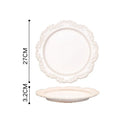 Service de table ceramique relief style vintage restaurant