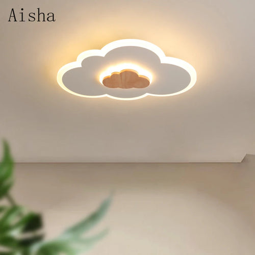 plafonnier nuage à LED style nordique pour enfants - vue 2 sur 7