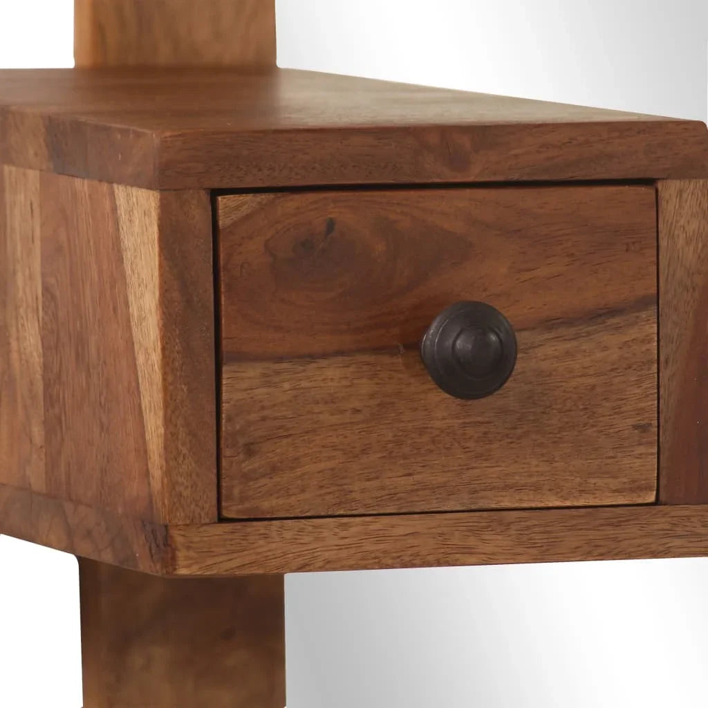 miroir cosmétique avec tiroirs en bois décoratif pour intérieur - vue 7 sur 7