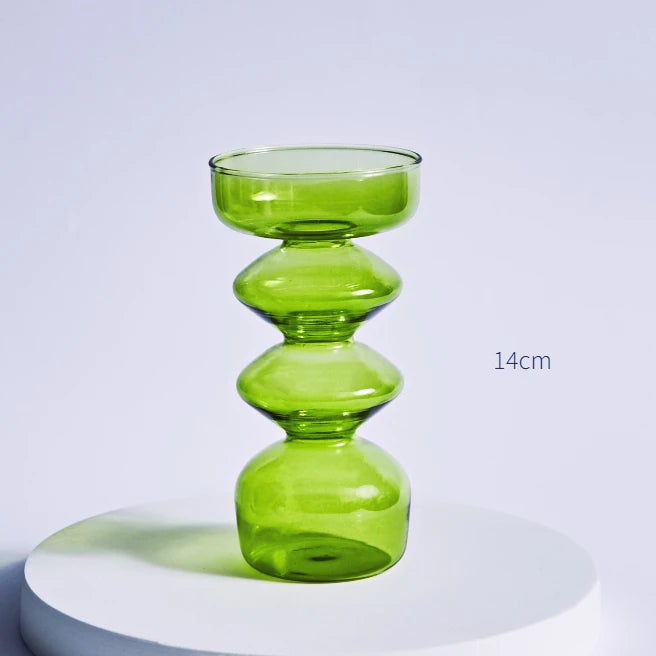 bougeoirs nordiques en verre pour mariage et cadeaux décoratifs - vue 17 sur 16