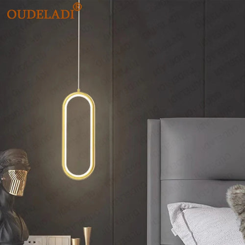 lampe suspendue led design moderne minimaliste intérieur chambre restaurant salon