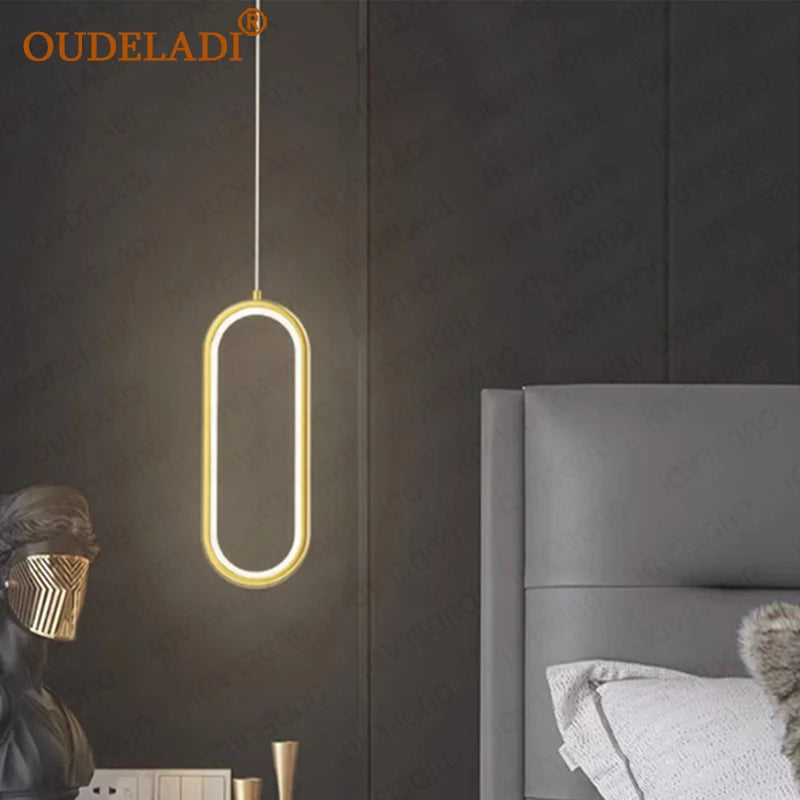 lampe suspendue led design moderne minimaliste intérieur chambre restaurant salon