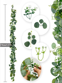 plantes artificielles suspendues d eucalyptus pour décoration intérieure et extérieure