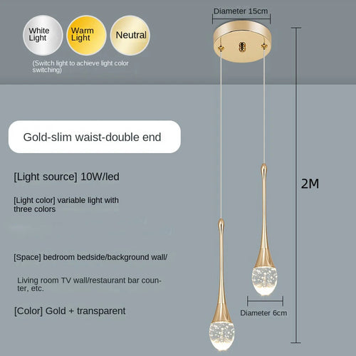 Suspension en cristal au design moderne - vue 15 sur 18
