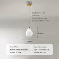 Suspension Nordique LED Bois