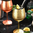 Lot de 4 verres cocktail inox style bar