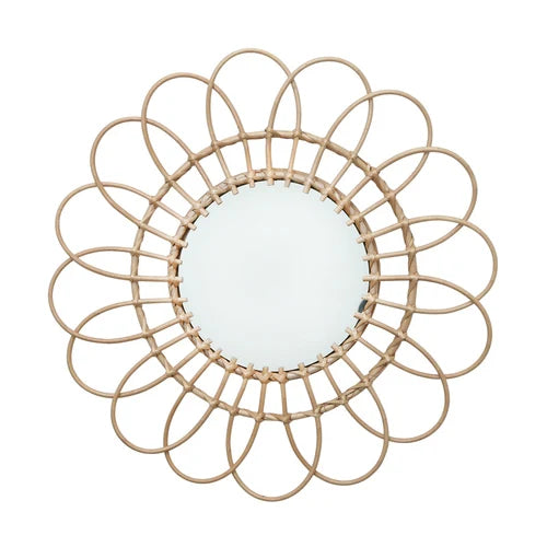 miroirs décoratifs ronds en macramé pour un style nordique - vue 13 sur 12