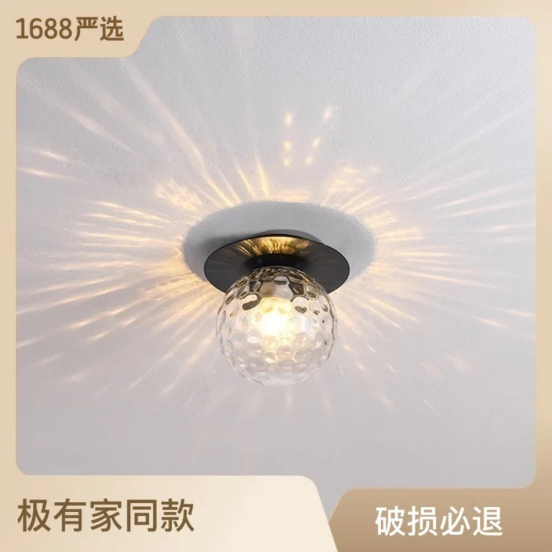 Luminaire Boule Verre Moderne Techo Colgantes - vue 3 sur 12