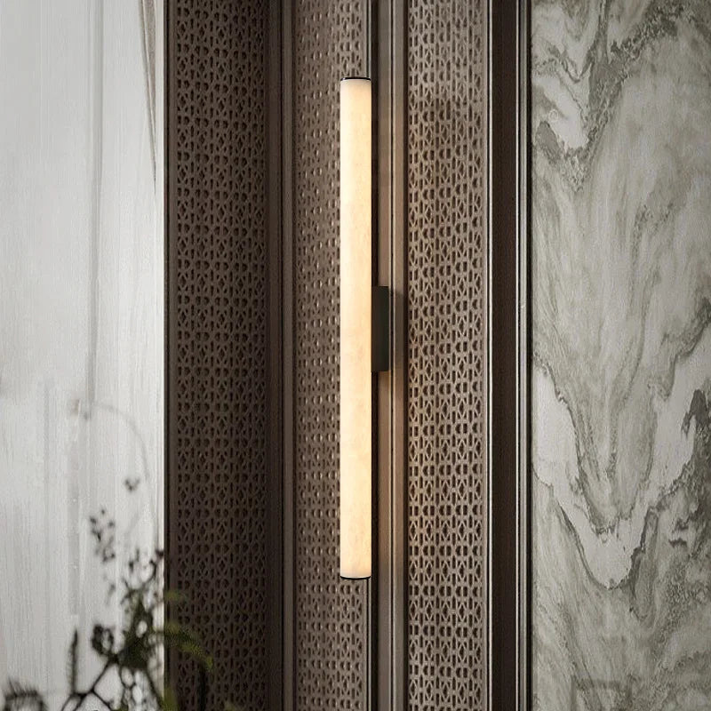 applique murale en marbre et cuivre design moderne et élégant - vue 3 sur 14