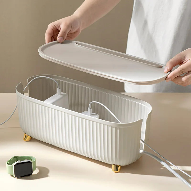 mallette de rangement pour câbles et accessoires divers - vue 5 sur 8