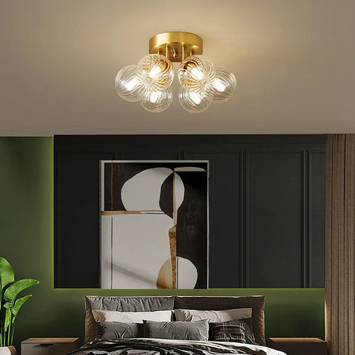 lustre moderne en forme de haricot magique pour décoration intérieure - vue 3 sur 9