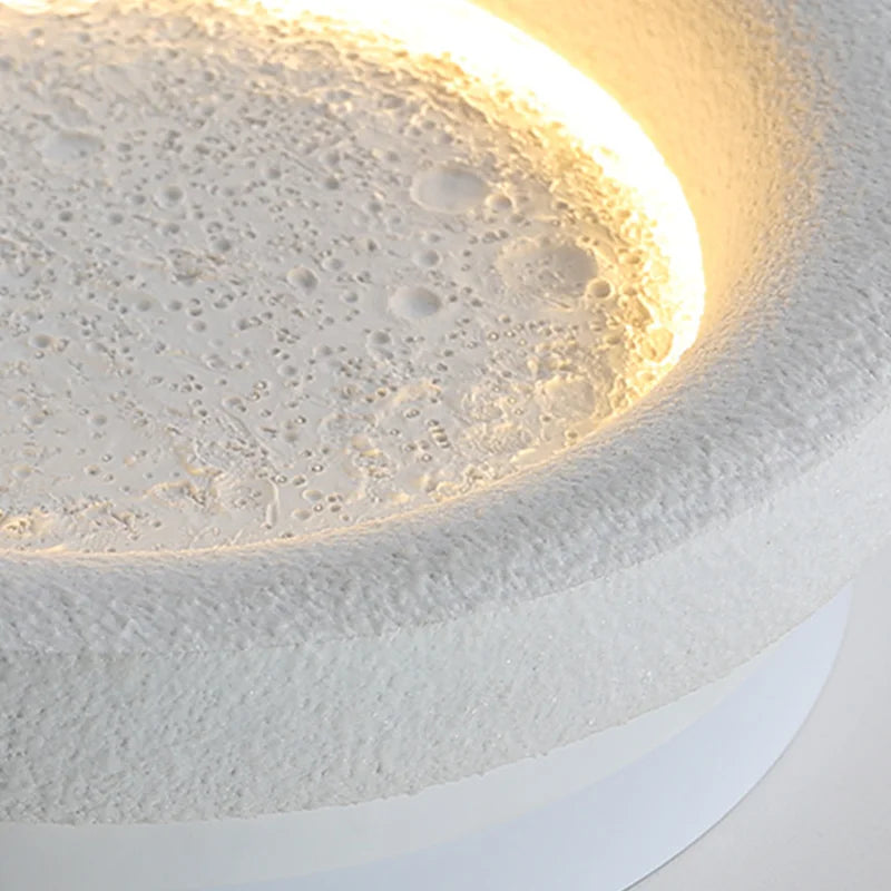 applique murale créative pleine lune étoilée pour intérieur décoratif