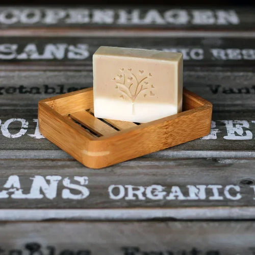 porte-savon en bois de bambou naturel pour rangement et organisation - vue 2 sur 7