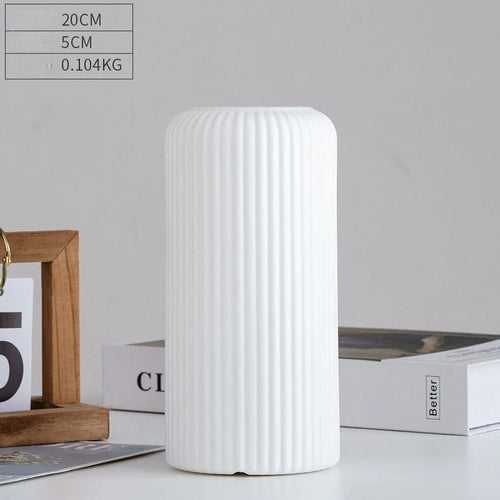 vase moderne en plastique pour décoration florale nordique - vue 27 sur 26