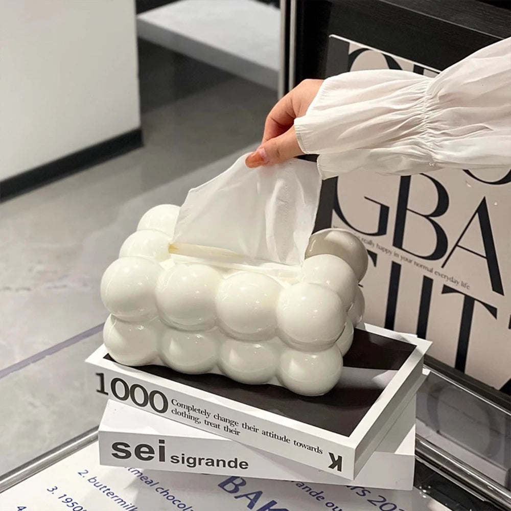 boîte à mouchoirs nuage pour décoration et rangement - vue 4 sur 8