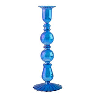 bougeoirs rétro coniques haut en verre pour décoration