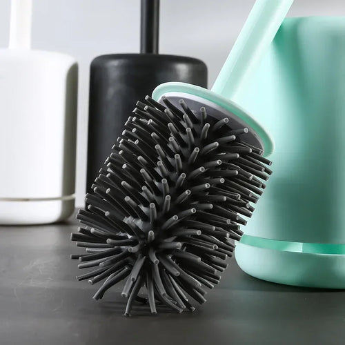 brosse de toilette murale avec support de rangement pratique - vue 5 sur 9