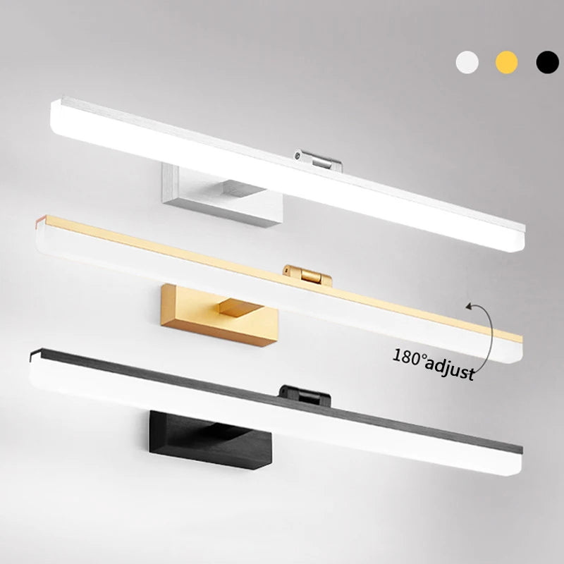lampe led moderne pour miroir de vanité et vestiaire