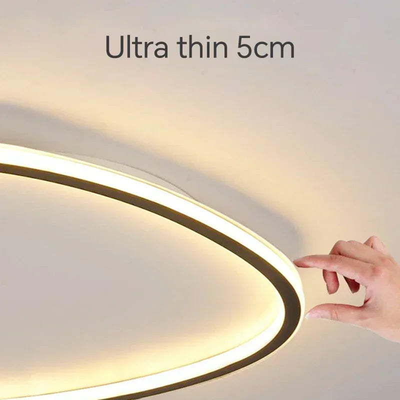 lustre moderne à leds pour décoration intérieure élégante - vue 7 sur 12