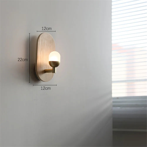 applique murale nordique en bois pour décoration intérieure moderne