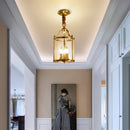lustre moderne en cuivre style européen luxueux pour intérieur