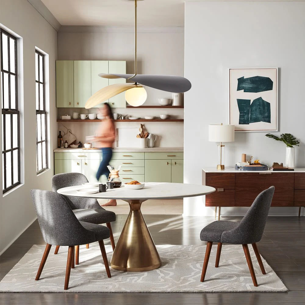 lampe suspendue en métal et verre pour boutique - vue 5 sur 6