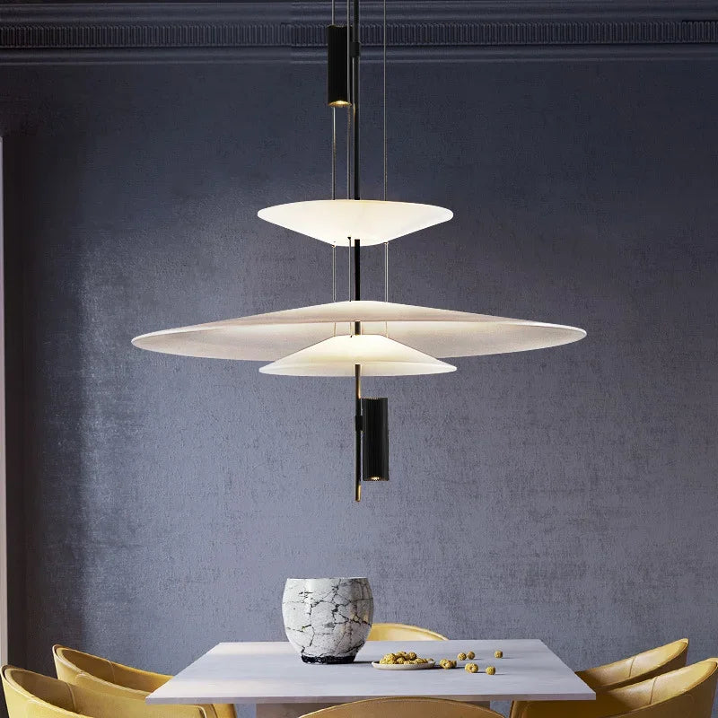 suspension led moderne design danemark ufo pour salon bar