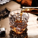 Verres à whisky old fashioned gravés style classique