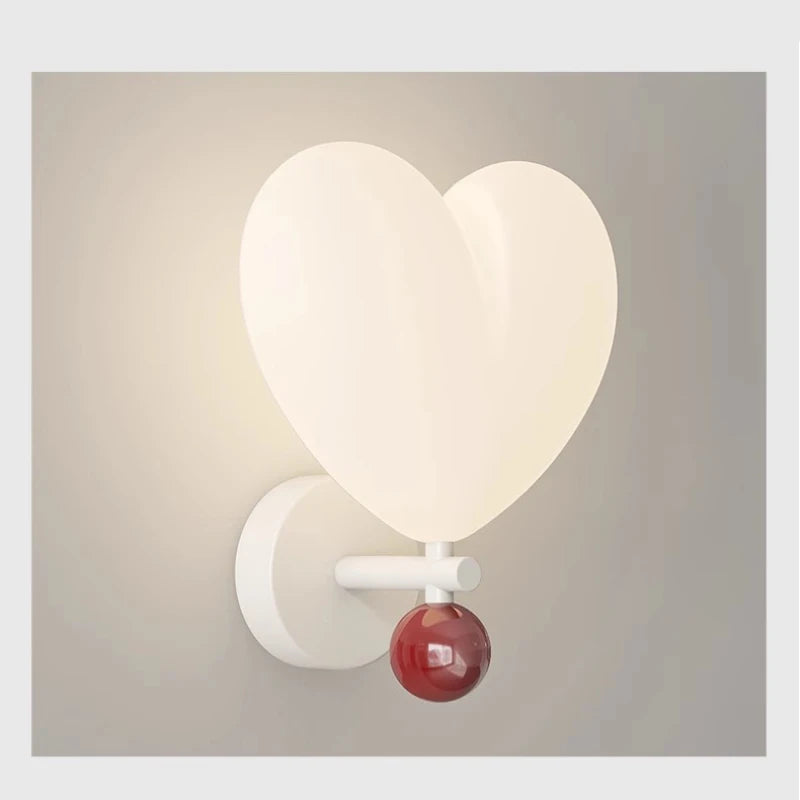 applique murale moderne en forme de cœur pour chambre d'enfant - vue 6 sur 22