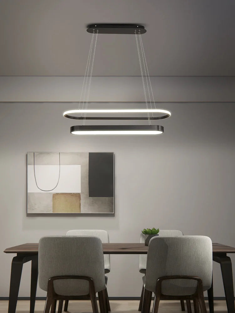 suspension à led nordique pour décoration intérieure moderne - vue 5 sur 11