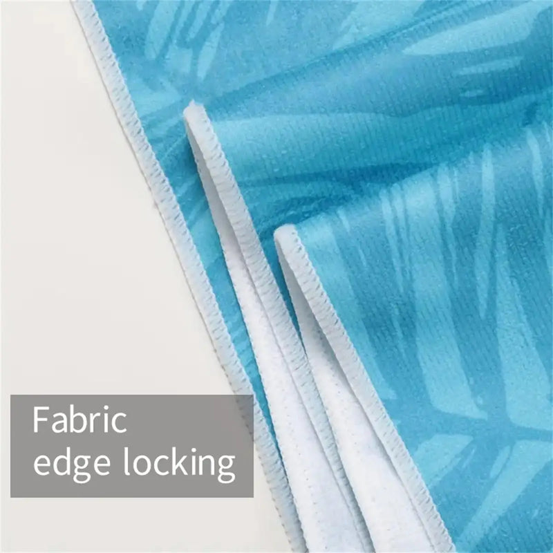 Serviette de plage motif animal microfibre séchage rapide