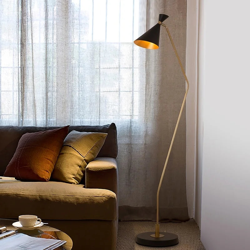 lampadaire postmodern minimaliste en fer pour coin vestiaire